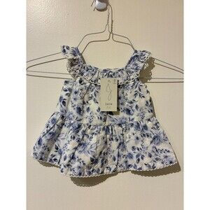 NWT Joie Kids Blue Floral Dress - 12M
